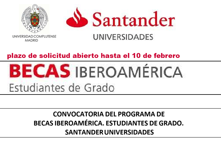 Convocatoria de becas Santander-Iberoamérica para el curso 2020-21